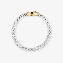 Load image into Gallery viewer, bracelet dettaglio medio - silver 925, gold 18 carats & lolite from the fancy cuts collection by alexandre hekkers