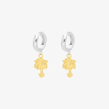 Load image into Gallery viewer, earring(s) palm tree - silver 925 & gold 18 carats from the v.i.e.r collection by alexandre hekkers