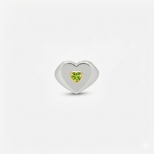 Load image into Gallery viewer, Ring Fancy Cuore - gold 18 carats, silver 925 & precious stone