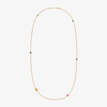 Load image into Gallery viewer, necklace fancy cuts - gold 18 carats, tourmaline, topaz, amethyst, citrine & peridot from the fancy cuts collection by alexandre hekkers
