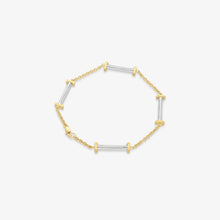 Load image into Gallery viewer, bracelet ionica - silver 925 & gold 18 carats from the lazuli collection by alexandre hekkers