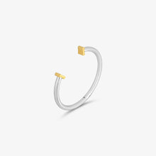 Load image into Gallery viewer, bracelet colona - silver 925 & gold 18 carats from the lazuli collection by alexandre hekkers