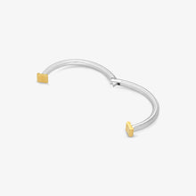 Load image into Gallery viewer, bracelet colona - silver 925 & gold 18 carats from the lazuli collection by alexandre hekkers