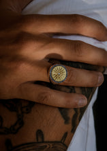 Load image into Gallery viewer, Ring Iskandar - gold 18 carats and silver 925 set with diamonds, sapphires & lapis lazuli