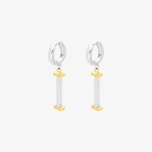 Load image into Gallery viewer, Earrings Colona - silver 925 &amp; gold 18 carats
