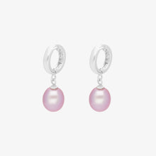 Load image into Gallery viewer, Earrings Pearl - silver 925 &amp; pink sweet water pearl
