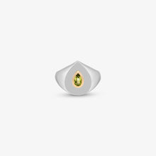 Load image into Gallery viewer, Ring Fancy Pera - gold 18 carats, silver 925 &amp; peridot
