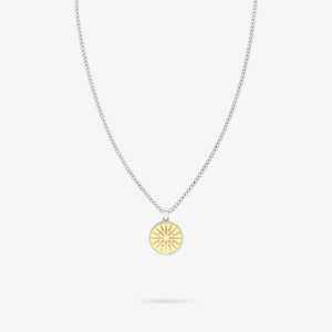 Necklace Vergina - silver 925 & gold 18 carats